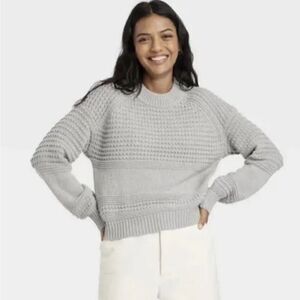 NWT Universal Thread Gray Crewneck Sweater, Size XS, NWT